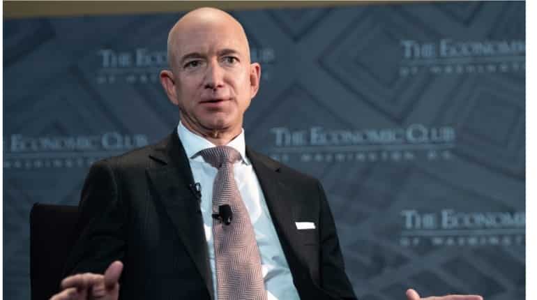 Jeff Bezos' India visit: Amazon CEO pays tribute to Mahatma Gandhi, to address  'Smbhav'
