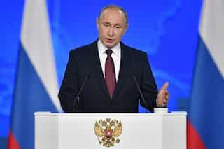 Putin says Russia cracking down on foreign spies