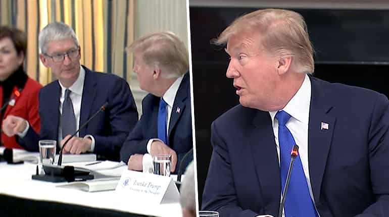 Trump calls Apple's Tim Cook 'Tim Apple'