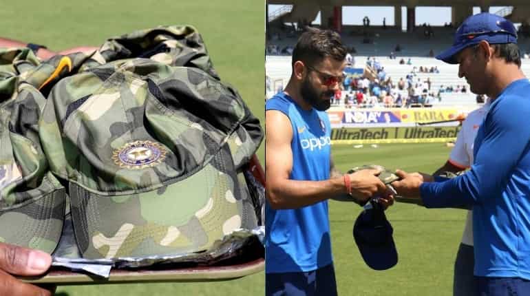 Team India pays tribute to Pulwama attack victims, dons 'special army cap' for 3rd ODI against Australia