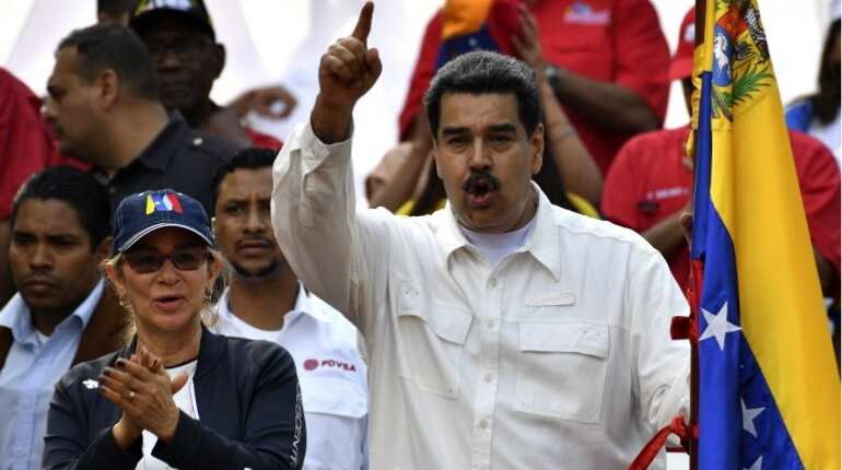Venezuela's Nicolas Maduro calls on military to fight 'any coup plotter'
