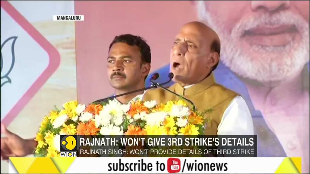 India carried out 3-cross border strikes in 5 years: Indian Home Minister Rajnath Singh