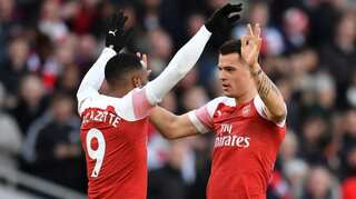Arsenal midfielder Granit Xhaka ruled out for three months with knee injury
