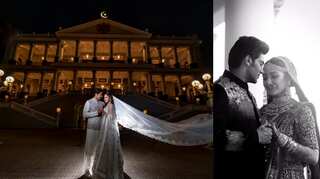 Tamil star Arya marries Saira Banu's grand-niece Sayyeshaa; see pics, videos