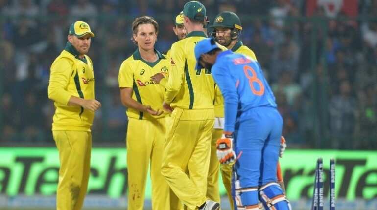 Australia beat India by 35 runs in fifth ODI, win series 3-2 Australia beat India by 35 runs in fifth ODI, win series 3-2