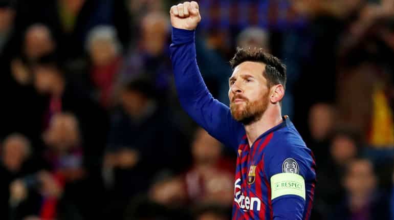 Champions League: Messi's double strike crushes Olympique Lyonnais; Barcelona reach quarter-finals Champions League: Messi's double strike crushes Olympique Lyonnais; Barcelona reach quarter-finals