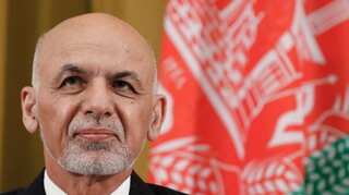 Afghanistan President Ashraf Ghani says peace coming but outsiders can't decide future