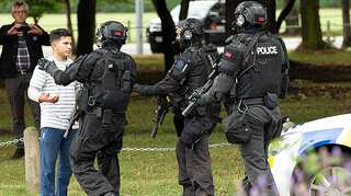 New Zealand mosque shooting: 4 people in custody, police recover IEDs strapped to vehicles
