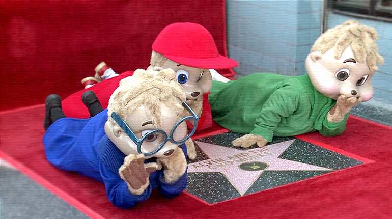 'Alvin and the Chipmunks' get a star on Hollywood's Walk of Fame