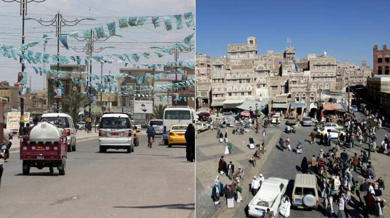 Baghdad, Sanaa at bottom of the index