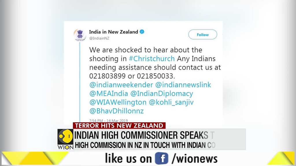 Mosque shootings: High Commission in New Zealand in touch with Indian community