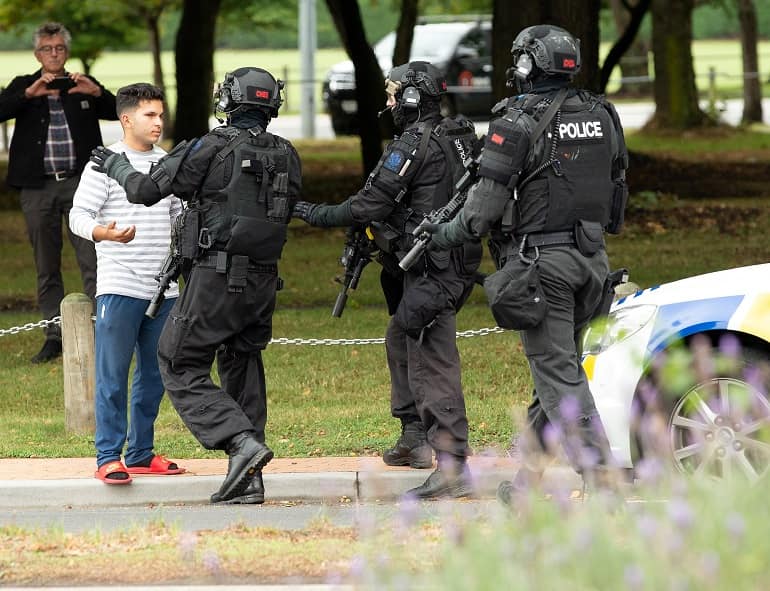 New Zealand mosque shootings kill 49 in what PM calls 'terrorist attack'