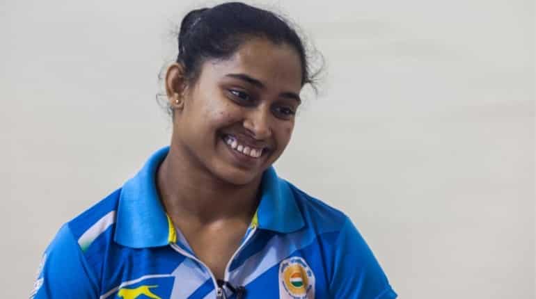 Indian gymnast Dipa Karmakar aggravates knee injury during vault final, to skip Doha World Cup Indian gymnast Dipa Karmakar aggravates knee injury during vault final, to skip Doha World Cup