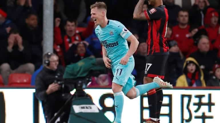 Matt Ritchie's last-gasp equaliser helps Newcastle draw at Bournemouth Matt Ritchie's last-gasp equaliser helps Newcastle draw at Bournemouth