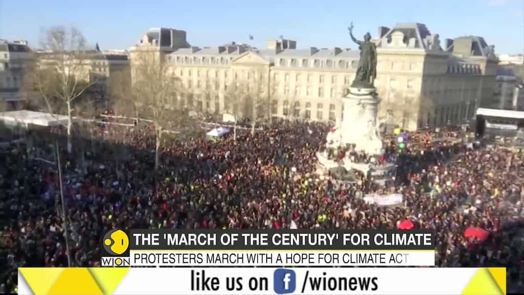 Tens of thousands attend Paris "March of the century" for climate