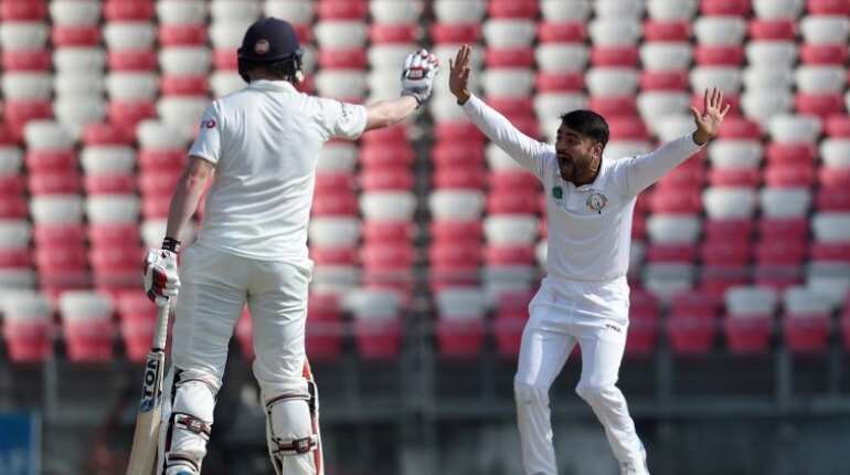 Rashid Khan takes five, Afghanistan set 147 to win maiden Test Rashid Khan takes five, Afghanistan set 147 to win maiden Test
