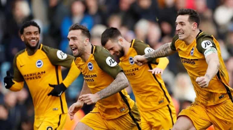 FA Cup: Brighton fight back to beat Millwall in shoot-out and reach Cup semis
