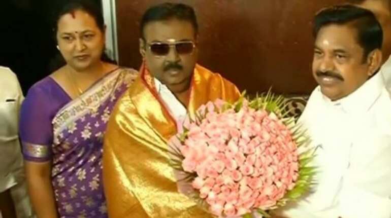Lok Sabha polls: DMDK names candidates for four seats Lok Sabha polls: DMDK names candidates for four seats