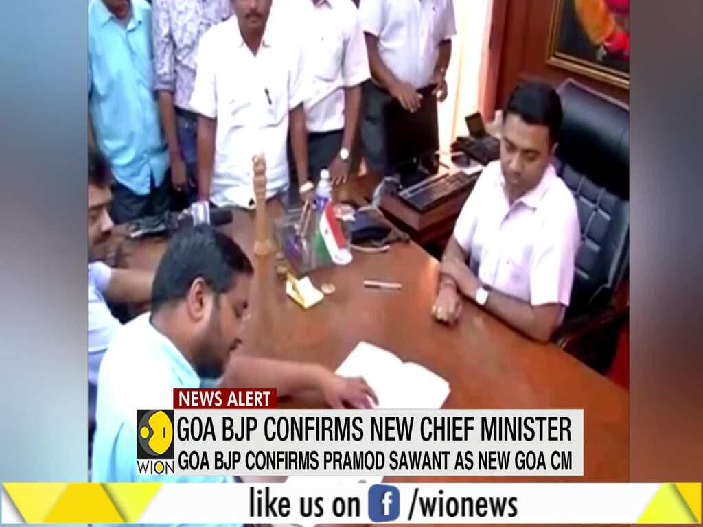 BJP confirms Pramod Sawant as Goa's new chief minister