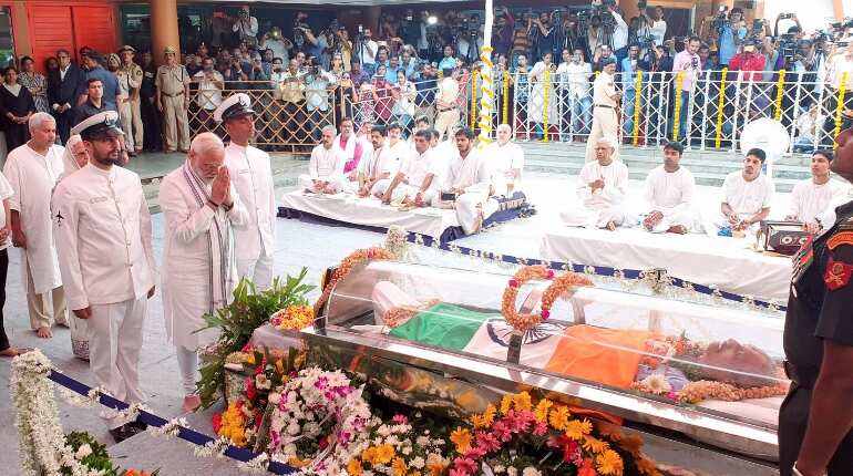 Parrikar cremated with state honours