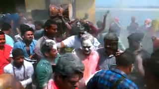 Holi 2019: In Varanasi, people celebrate with pyre ashes