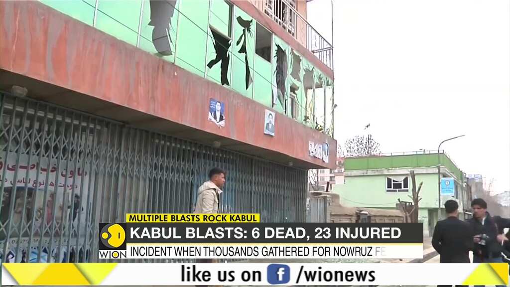 Kabul: 6 killed, 23 injured in multiple blasts outside a shrine