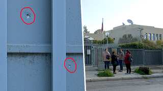 Video: Attackers throw explosive at Russian consulate in Athens