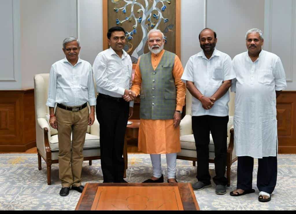 New Goa CM allots portfolios; keeps home, finance with himself New Goa CM allots portfolios; keeps home, finance with himself