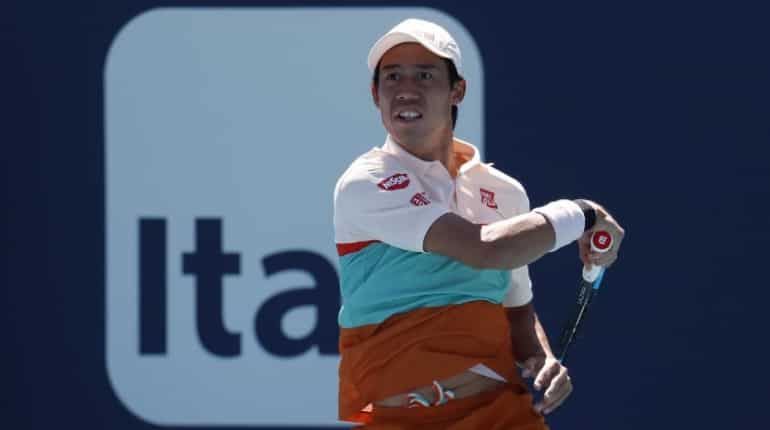 Miami Open: Kei Nishikori stunned by Lajovic in second round Miami Open: Kei Nishikori stunned by Lajovic in second round