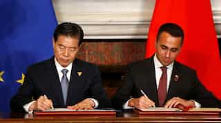 Call for European Union veto as Germany eyes Italy's China deal warily