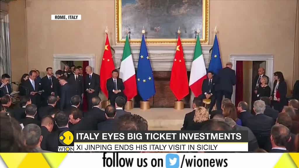 Italy moves to join China's Belt and Road Initiative; Xi Jinping ends his Italy visit
