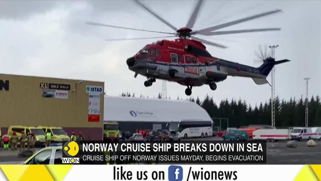Norway: Helicopters sent to rescue 1300 passengers from ship