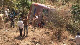 Maharashtra: 6 killed, 45 injured in bus accident near Trimbakeshwar in Palghar district