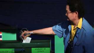 Thai junta party takes shock lead in first general election since 2014 coup