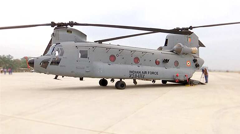 Indian Air Force inducts four heavy-lift Chinook helicopter