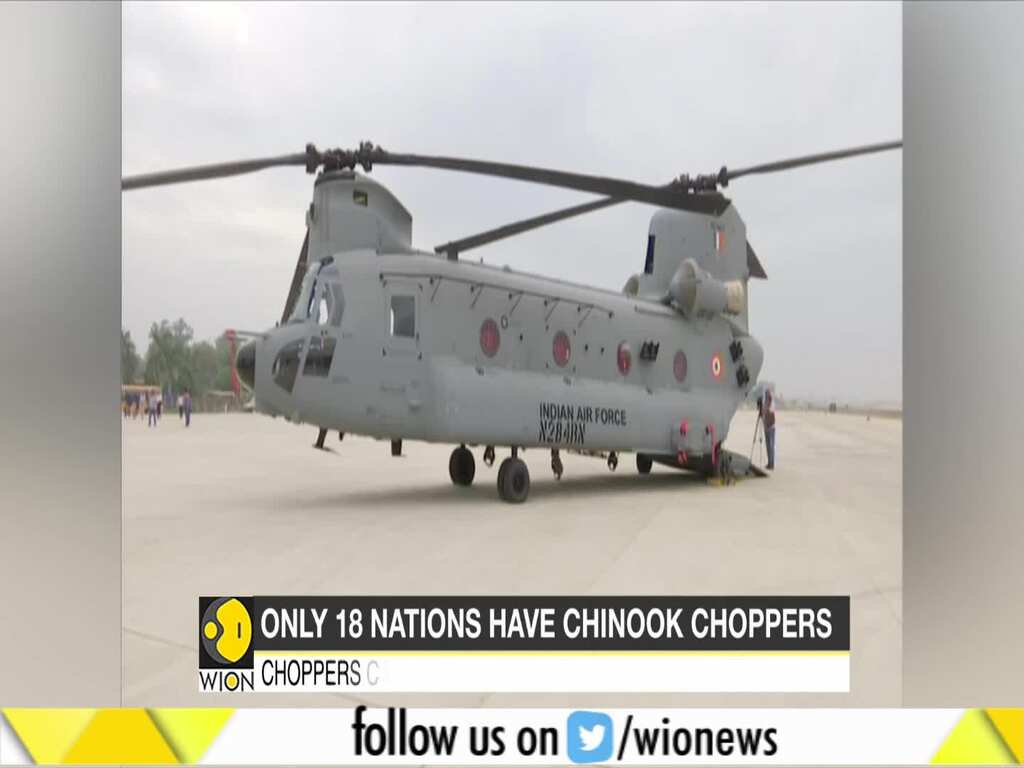 IAF chief BS Dhanoa presides over the Chinook's induction ceremony