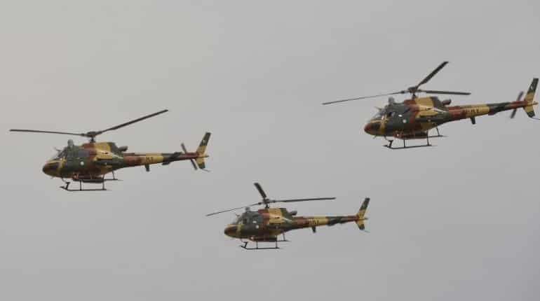 Pakistani army aviation helicopters