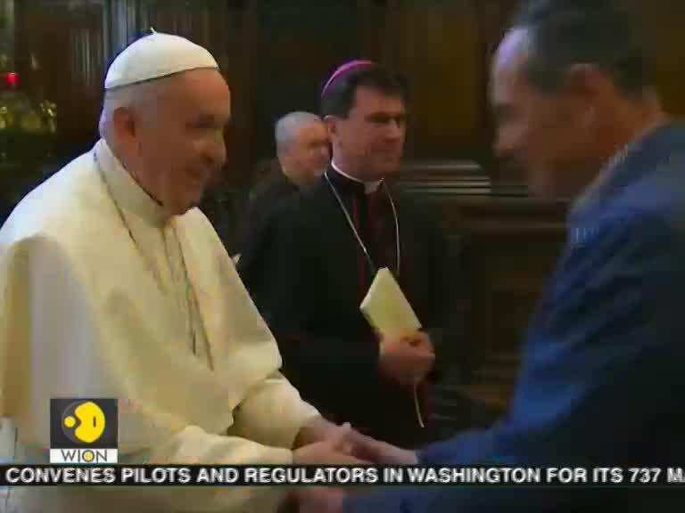 Pope Francis refuses to let people kiss his papal ring