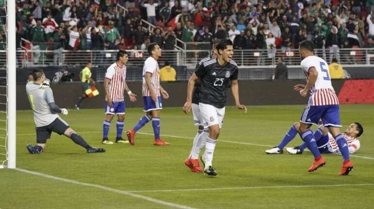 Three first-half goals help Mexico to 4-2 win over Paraguay Three first-half goals help Mexico to 4-2 win over Paraguay
