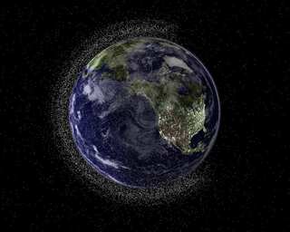 Soon, a laser fired from Earth may move space debris away