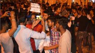 'Go back China' protests in front of Chinese embassy in Kathmandu