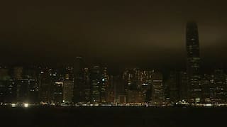 Hong Kong skyline goes dark for Earth Hour