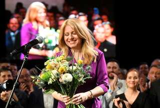Slovakia set to elect anti-graft lawyer as first female president