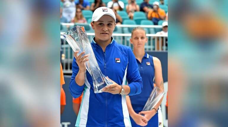 Ashleigh Barty beats Karolina Pliskova to win maiden Miami Open title Ashleigh Barty beats Karolina Pliskova to win maiden Miami Open title