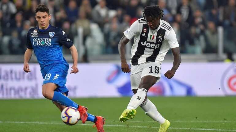 Teenager Moise Kean strikes again to break down stubborn Empoli