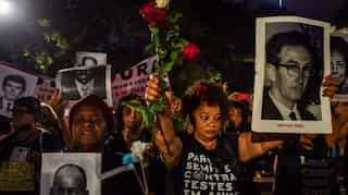 Thousands in Brazil protest military coup anniversary