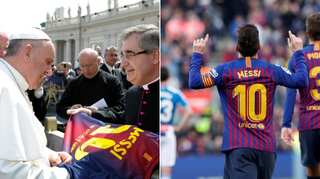 Lionel Messi is 'not God', says Pope Francis