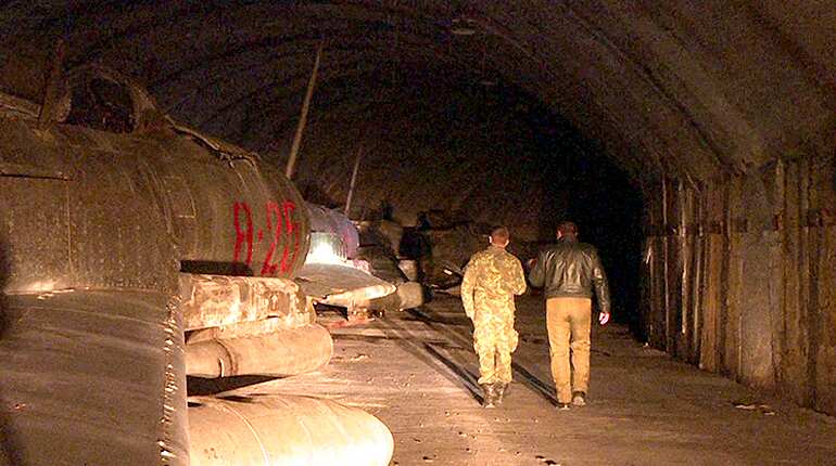 In hidden mountain air base, Albania stores MiGs for sale