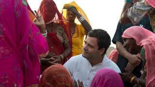 This is the photograph Sonia Gandhi wanted on Congress manifesto cover