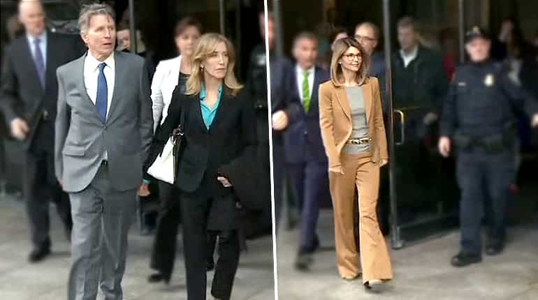 Felicity Huffman, Lori Loughlin warned about discussing US college scam with their kids